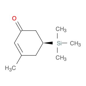 2-Cyclohexen-1-one, 3-methyl-5-(trimethylsilyl)-, (S)- (9CI)