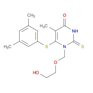 4(1H)-Pyrimidinone, 6-[(3,5-dimethylphenyl)thio]-2,3-dihydro-1-[(2-hydroxyethoxy)methyl]-5-methyl-…