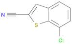 Benzo[b]thiophene-2-carbonitrile, 7-chloro-