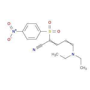 2,4-Pentadienenitrile, 5-(diethylamino)-2-[(4-nitrophenyl)sulfonyl]-
