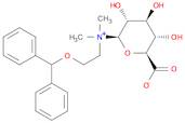 Ethanaminium, 2-(diphenylmethoxy)-N-β-D-glucopyranuronosyl-N,N-dimethyl-, inner salt