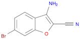 2-Benzofurancarbonitrile, 3-amino-6-bromo-