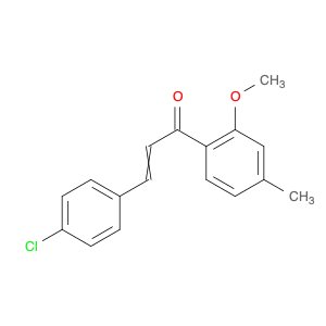 2-Propen-1-one, 3-(4-chlorophenyl)-1-(2-methoxy-4-methylphenyl)-