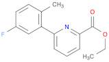 2-Pyridinecarboxylic acid, 6-(5-fluoro-2-methylphenyl)-, ethyl ester