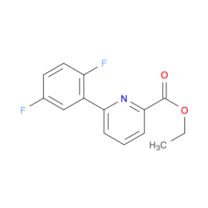 2-Pyridinecarboxylic acid, 6-(2,5-difluorophenyl)-, ethyl ester