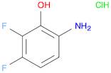 Phenol, 6-amino-2,3-difluoro-, hydrochloride (1:1)