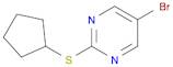 Pyrimidine, 5-bromo-2-(cyclopentylthio)-