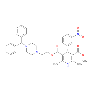 3,5-Pyridinedicarboxylic acid, 1,4-dihydro-2,6-dimethyl-4-(3-nitrophenyl)-, 2-[4-(diphenylmethyl)-…