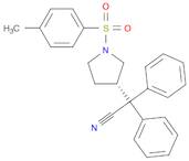 3-Pyrrolidineacetonitrile, 1-[(4-methylphenyl)sulfonyl]-α,α-diphenyl-, (3S)-