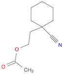 Cyclohexanecarbonitrile, (acetyloxy)ethyl- (9CI)