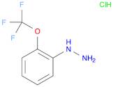 Hydrazine, [2-(trifluoromethoxy)phenyl]-, hydrochloride (1:1)