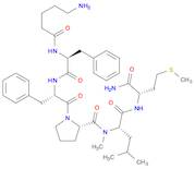 L-Methioninamide, N-(5-amino-1-oxopentyl)-L-phenylalanyl-L-phenylalanyl-L-prolyl-N-methyl-L-leucyl-