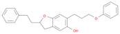 5-Benzofuranol, 2,3-dihydro-6-(3-phenoxypropyl)-2-(2-phenylethyl)-