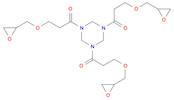 1,3,5-Triazine, hexahydro-1,3,5-tris[3-(oxiranylmethoxy)-1-oxopropyl]- (9CI)