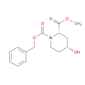 1,2-Piperidinedicarboxylic acid, 4-hydroxy-, 2-methyl 1-(phenylmethyl) ester, (2S,4R)-rel-