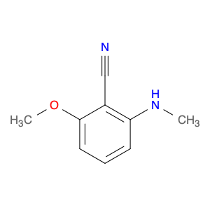 Benzonitrile, 2-methoxy-6-(methylamino)-