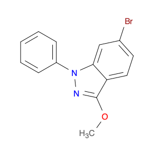 1H-Indazole, 6-bromo-3-methoxy-1-phenyl-