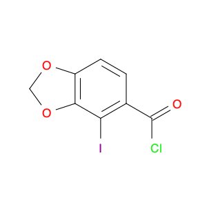 1,3-Benzodioxole-5-carbonyl chloride, 4-iodo-