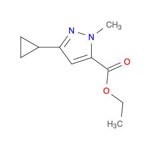 1H-Pyrazole-5-carboxylic acid, 3-cyclopropyl-1-methyl-, ethyl ester