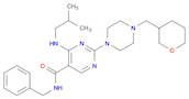 5-PyriMidinecarboxaMide, 4-[(2-Methylpropyl)aMino]-N-(phenylMethyl)-2-[4-[(tetrahydro-2H-pyran-3-y…