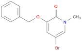 2(1H)-Pyridinone, 5-bromo-1-methyl-3-(phenylmethoxy)-