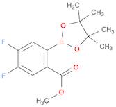 Benzoic acid, 4,5-difluoro-2-(4,4,5,5-tetramethyl-1,3,2-dioxaborolan-2-yl)-, methyl ester