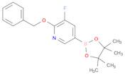 Pyridine, 3-fluoro-2-(phenylmethoxy)-5-(4,4,5,5-tetramethyl-1,3,2-dioxaborolan-2-yl)-