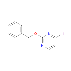 Pyrimidine, 4-iodo-2-(phenylmethoxy)-