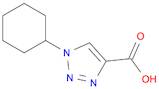 1H-1,2,3-Triazole-4-carboxylic acid, 1-cyclohexyl-