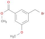 Benzoic acid, 3-(bromomethyl)-5-methoxy-, methyl ester