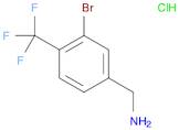 Benzenemethanamine, 3-bromo-4-(trifluoromethyl)-, hydrochloride (1:1)