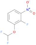 Benzene, 1-(difluoromethoxy)-2-fluoro-3-nitro-