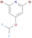 Pyridine, 2,6-dibromo-4-(difluoromethoxy)-