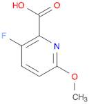 2-Pyridinecarboxylic acid, 3-fluoro-6-methoxy-