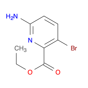 2-Pyridinecarboxylic acid, 6-amino-3-bromo-, ethyl ester