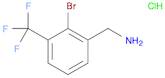 Benzenemethanamine, 2-bromo-3-(trifluoromethyl)-, hydrochloride (1:1)