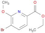 2-Pyridinecarboxylic acid, 5-bromo-6-methoxy-, ethyl ester