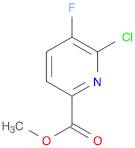 2-Pyridinecarboxylic acid, 6-chloro-5-fluoro-, methyl ester