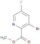 2-Pyridinecarboxylic acid, 3-bromo-5-fluoro-, methyl ester