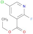 3-Pyridinecarboxylic acid, 5-chloro-2-fluoro-, ethyl ester