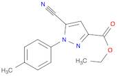 1H-Pyrazole-3-carboxylic acid, 5-cyano-1-(4-methylphenyl)-, ethyl ester