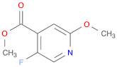 4-Pyridinecarboxylic acid, 5-fluoro-2-methoxy-, methyl ester