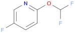 Pyridine, 2-(difluoromethoxy)-5-fluoro-