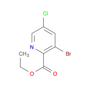 2-Pyridinecarboxylic acid, 3-bromo-5-chloro-, ethyl ester