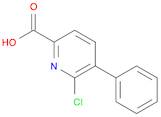 2-Pyridinecarboxylic acid, 6-chloro-5-phenyl-