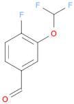 Benzaldehyde, 3-(difluoromethoxy)-4-fluoro-