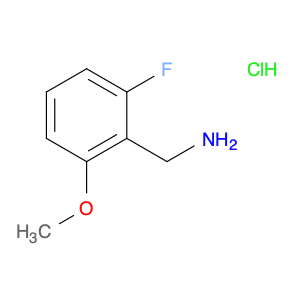 Benzenemethanamine, 2-fluoro-6-methoxy-, hydrochloride (1:1)