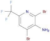 3-Pyridinamine, 2,4-dibromo-6-(trifluoromethyl)-