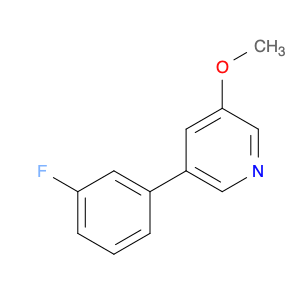 Pyridine, 3-(3-fluorophenyl)-5-methoxy-