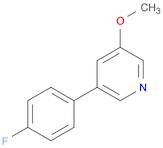 Pyridine, 3-(4-fluorophenyl)-5-methoxy-